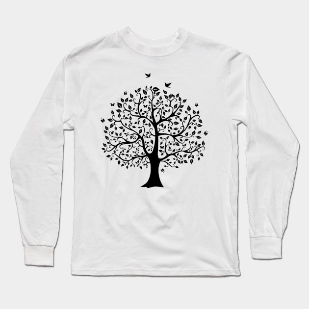 GGA Black Logo Long Sleeve T-Shirt by Grace's Grove Audio